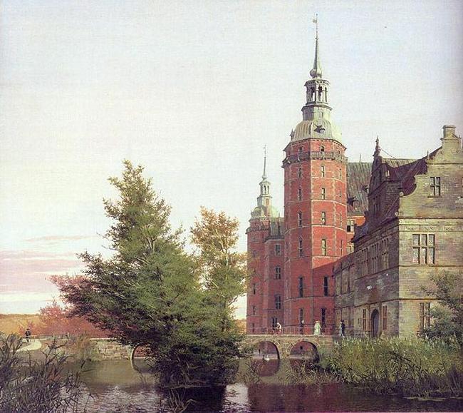 Christen Kobke Frederiksborg Castle Seen from the Northwest oil painting image